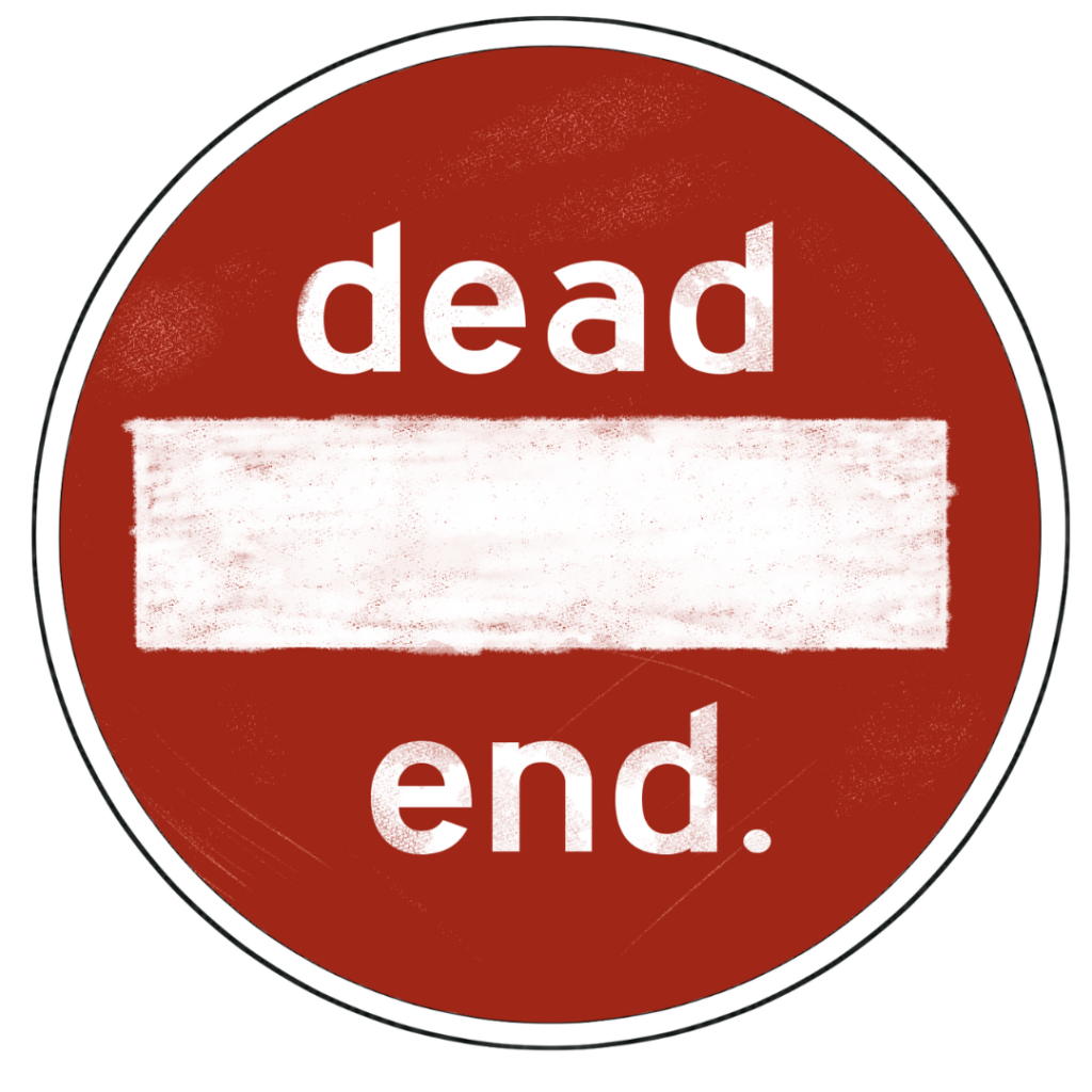 dead end. company logo.